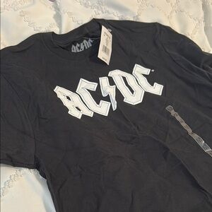 Kohl's Black AC/DC Short Sleeve Tee